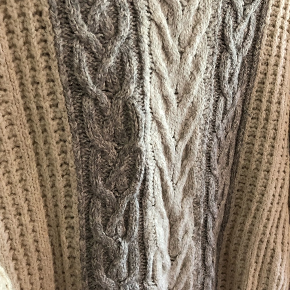 ANTHROPOLOGIE sleeping on snow cable knit sweater - Picture 5 of 8